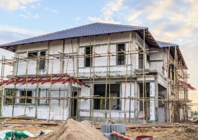 Construction crew laying foundation for a new building in Uganda, building contractors Uganda, construction companies in Uganda, residential construction Uganda, commercial builders Uganda